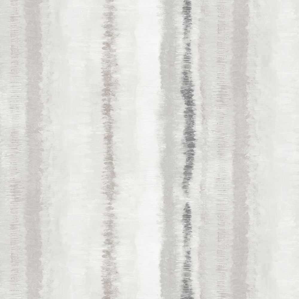 Patton Wallcoverings FW36811 Fresh Watercolors Frequency Stripe Wallpaper in shades of Grey